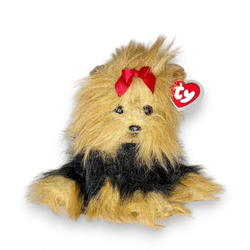 Yappy the Dog | Shaggy‎ Yorkie Sweetheart 🎀 | TY Classic Plush | Buddy Size